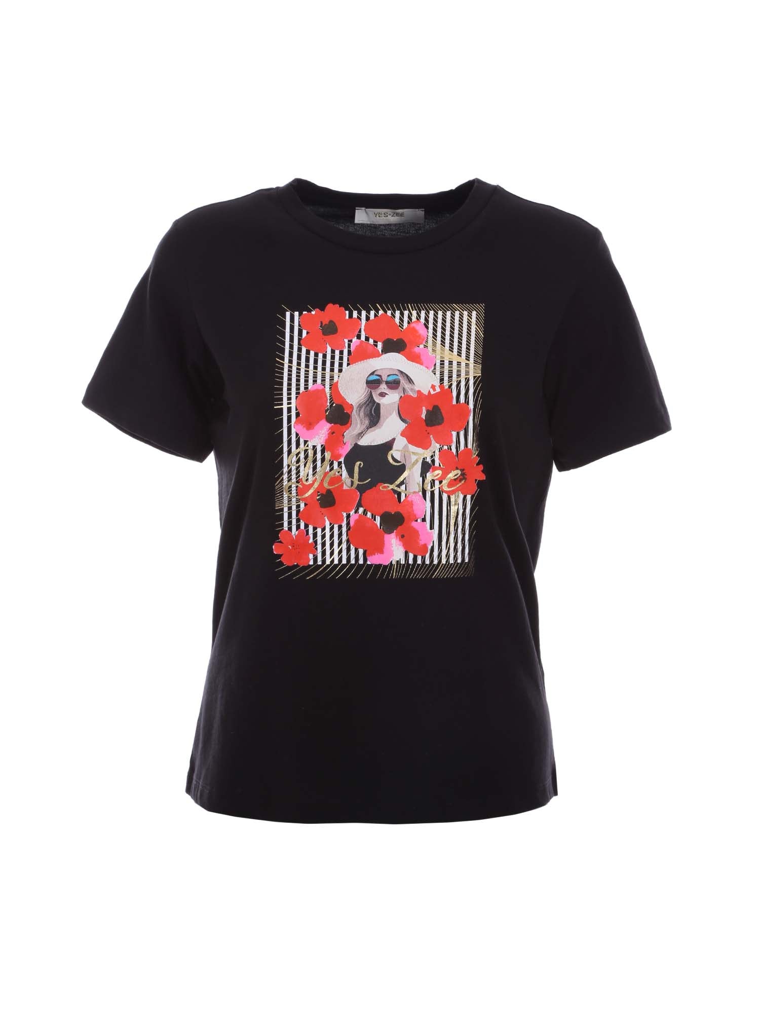 T-shirt Nero Yes-zee