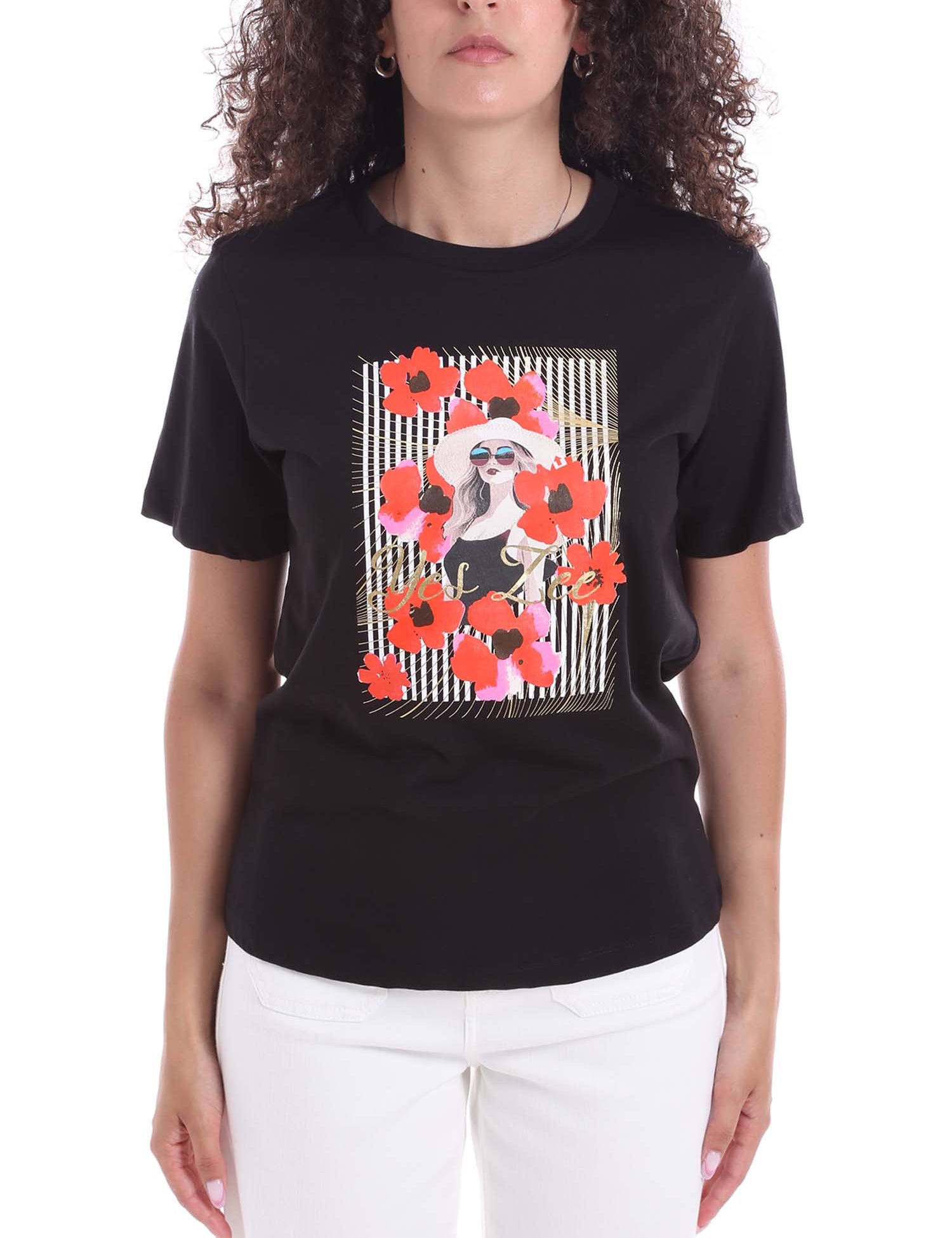 T-shirt Nero Yes-zee