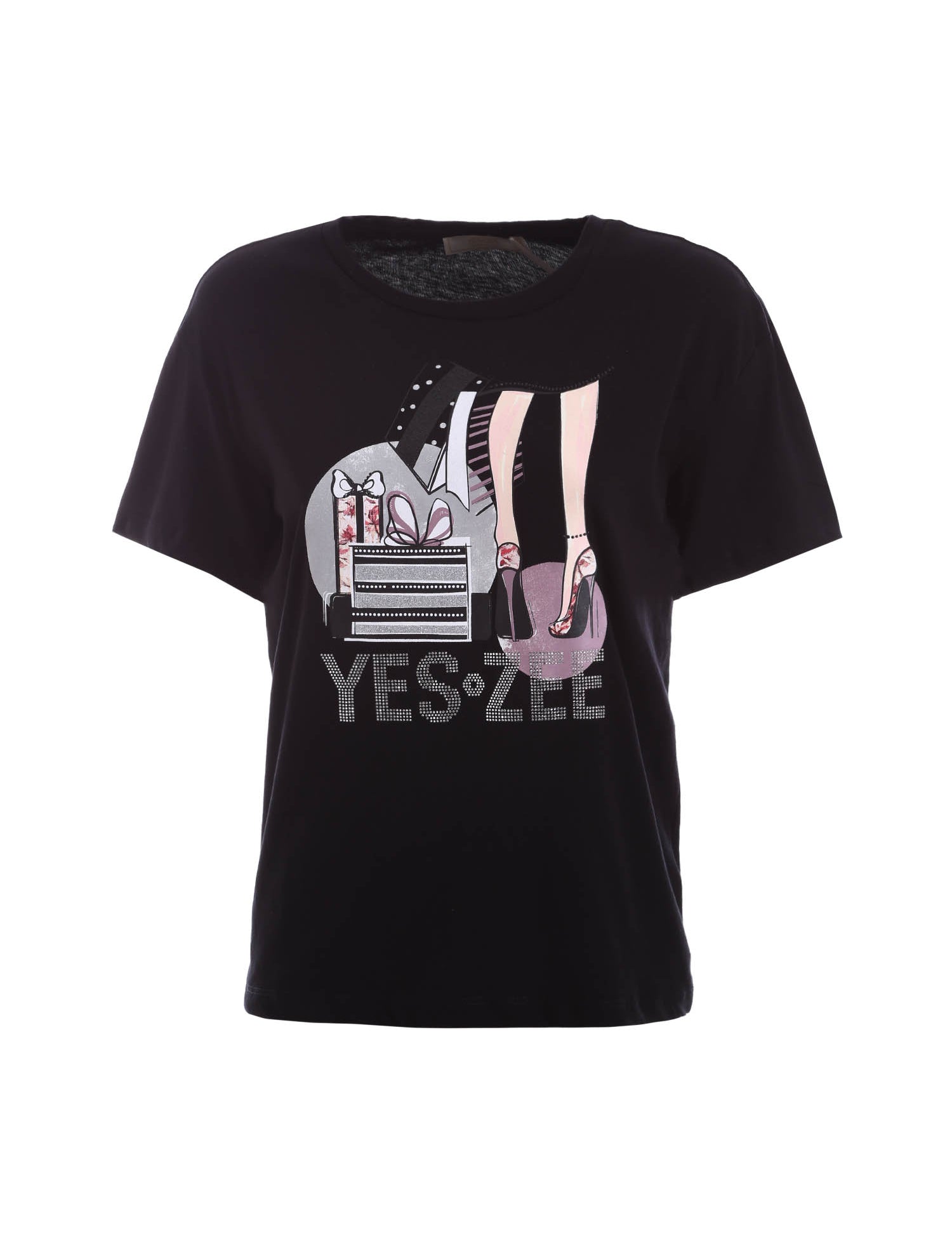 T-shirt Nero Yes-zee