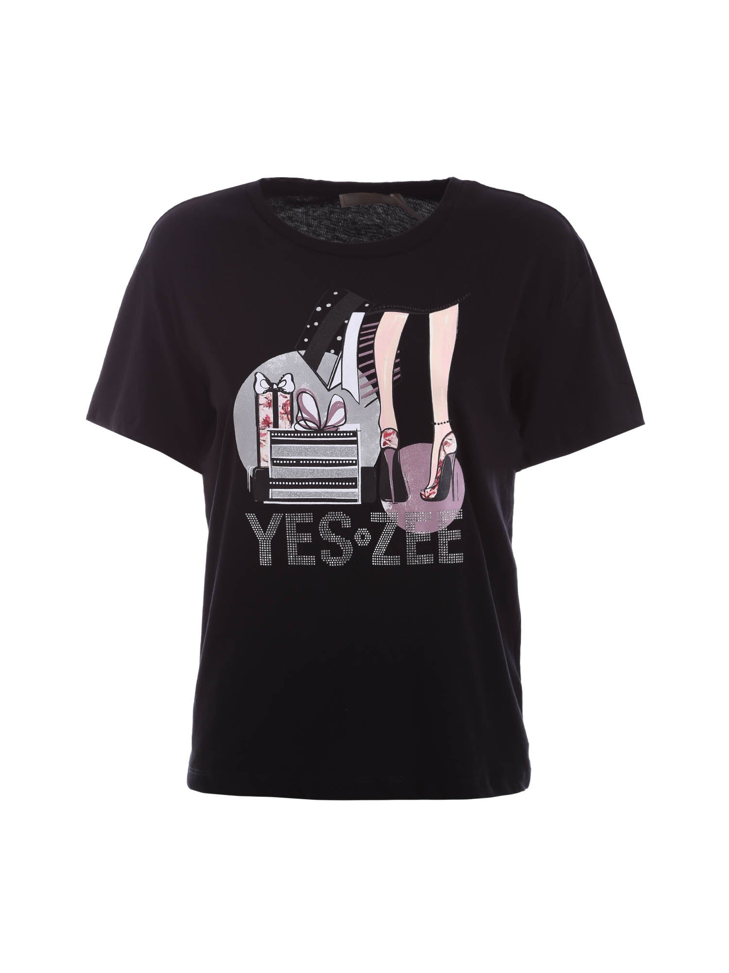 T-shirt Nero Yes-zee