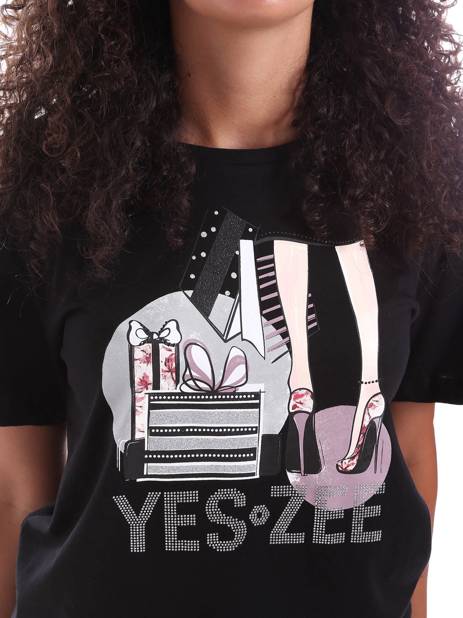 T-shirt Nero Yes-zee
