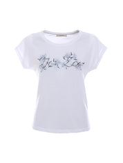 T-shirt Bianco Blu Yes-zee