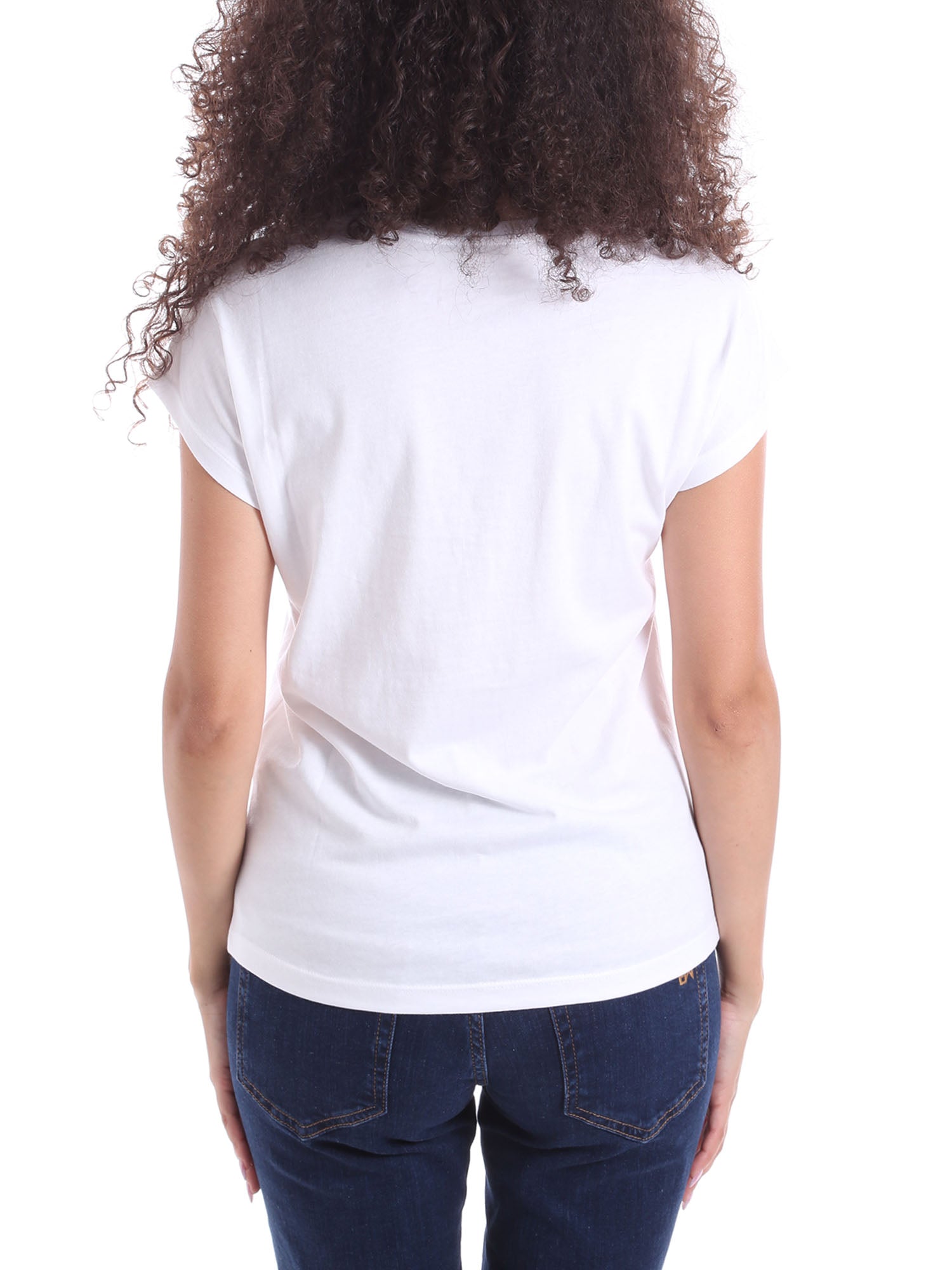 T-shirt Bianco Blu Yes-zee