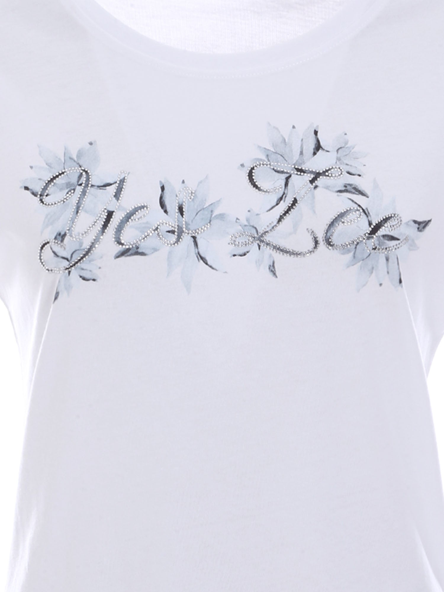 T-shirt Bianco Blu Yes-zee