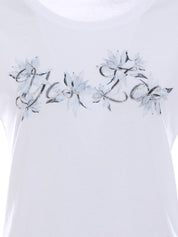 T-shirt Bianco Blu Yes-zee