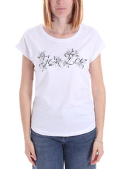 T-shirt Bianco Nero Yes-zee