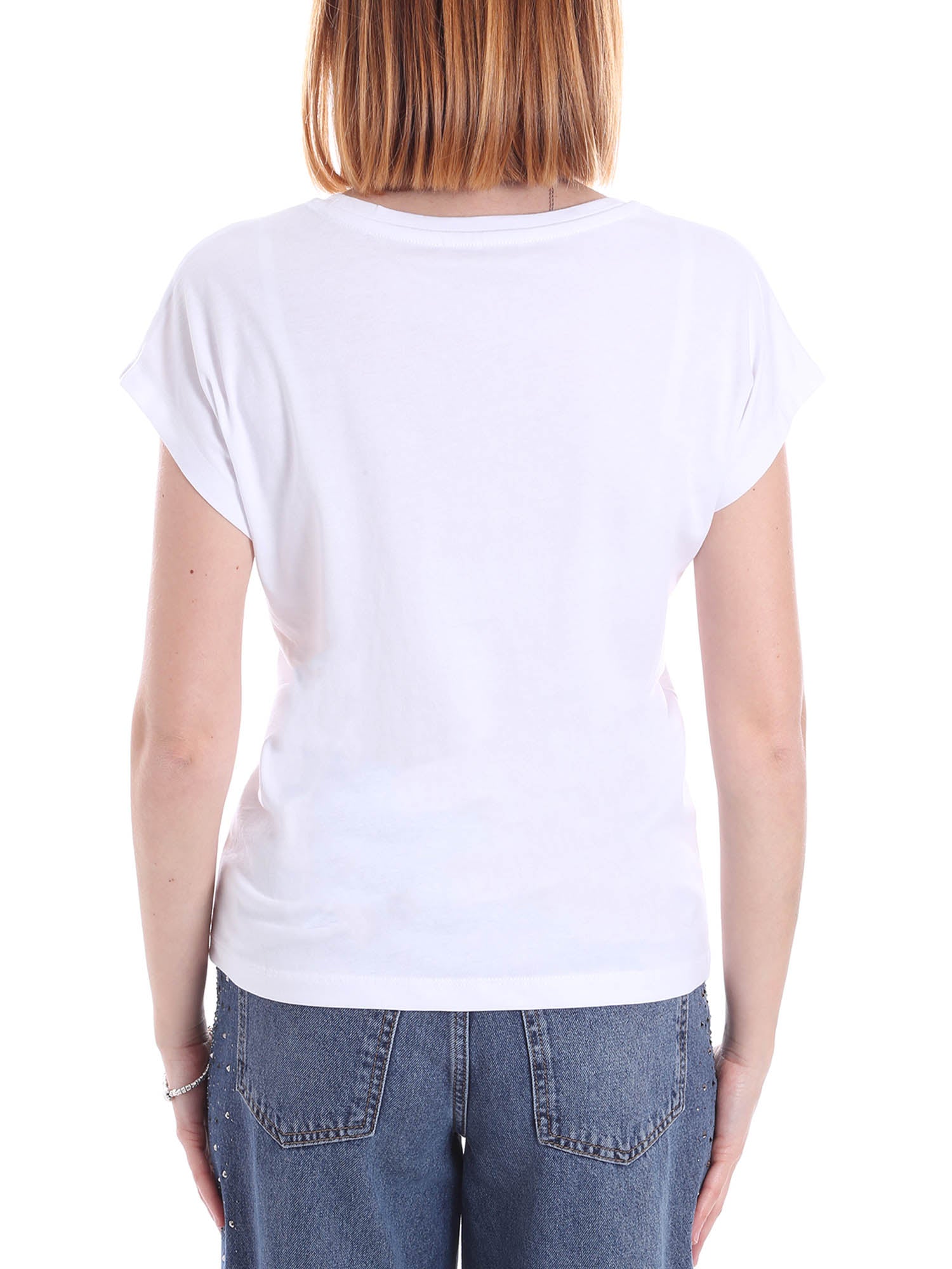 T-shirt Bianco Nero Yes-zee