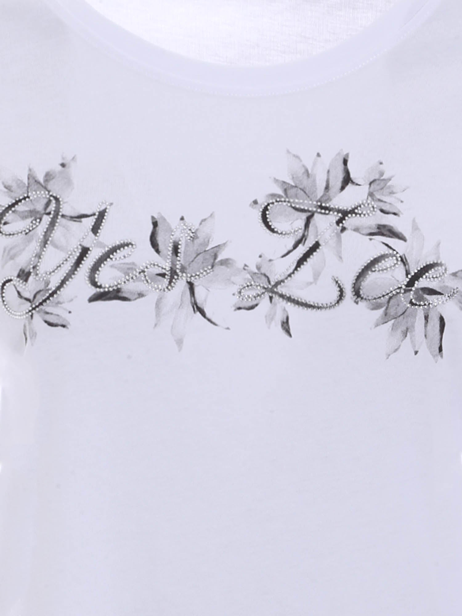 T-shirt Bianco Nero Yes-zee