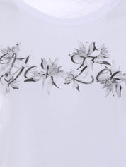 T-shirt Bianco Nero Yes-zee