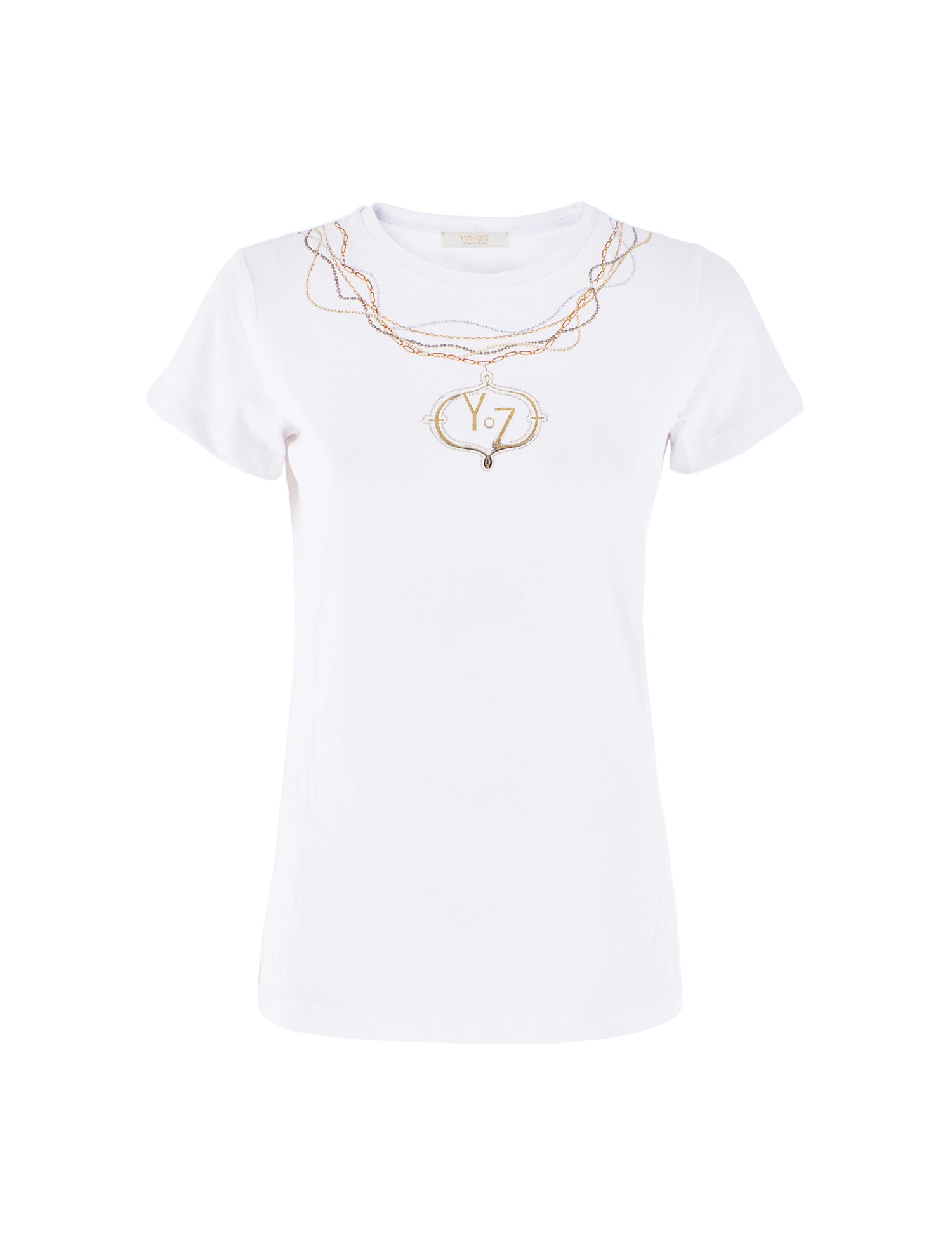 T-shirt Bianco Yes-zee