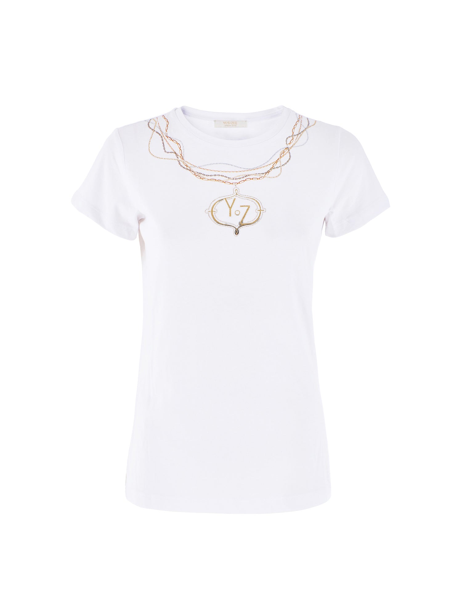 T-shirt Bianco Yes-zee