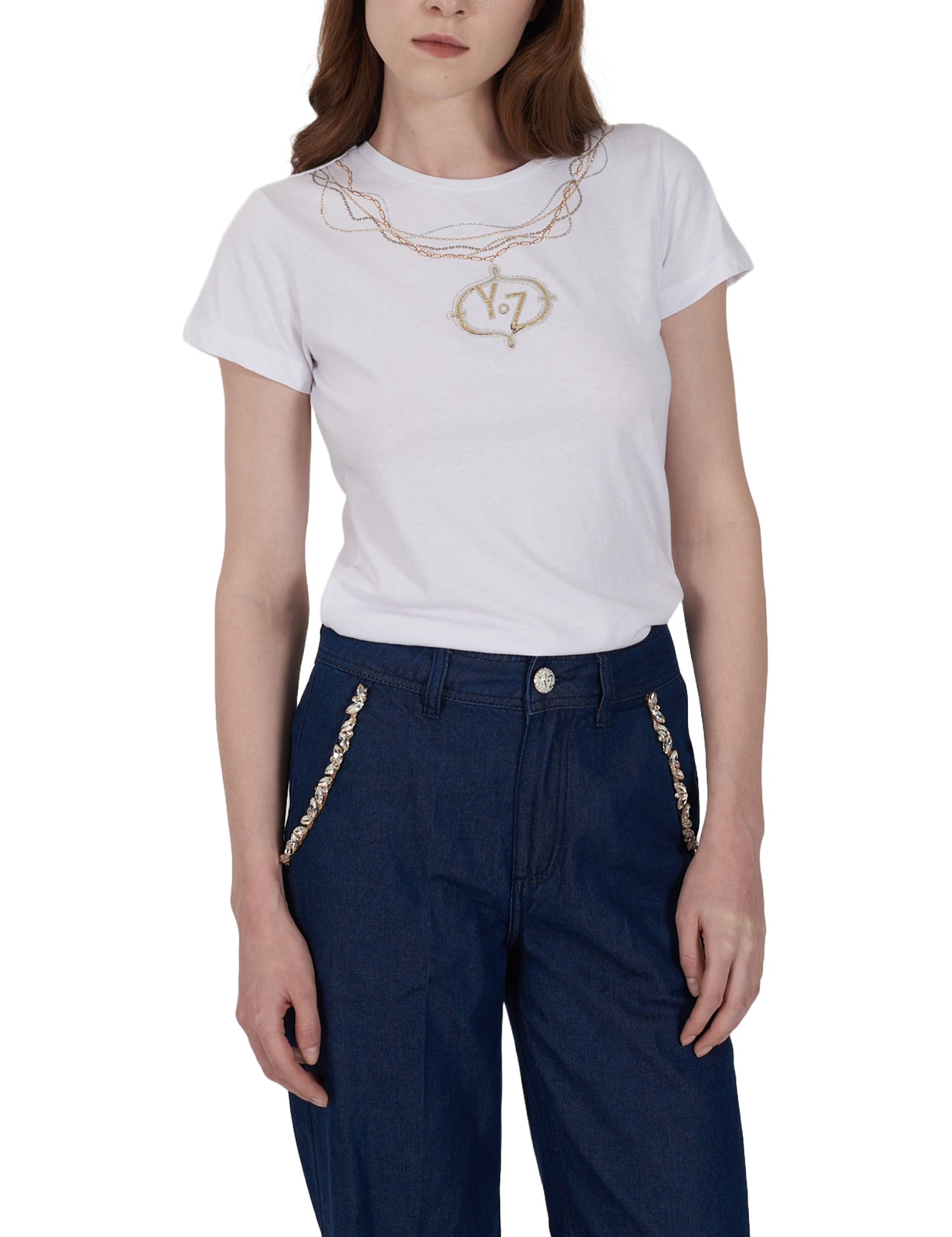 T-shirt Bianco Yes-zee