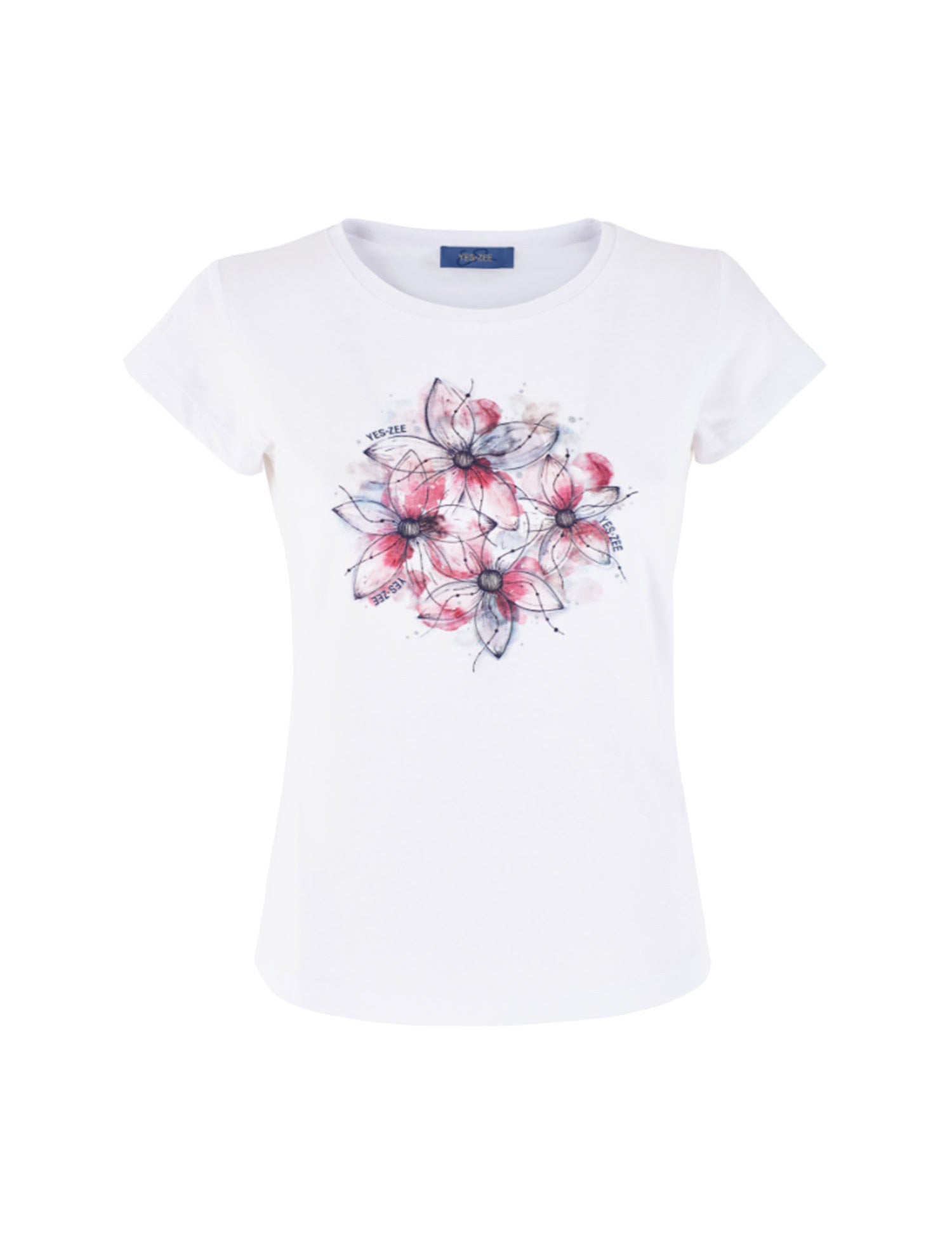 T-shirt Bianco Yes-zee