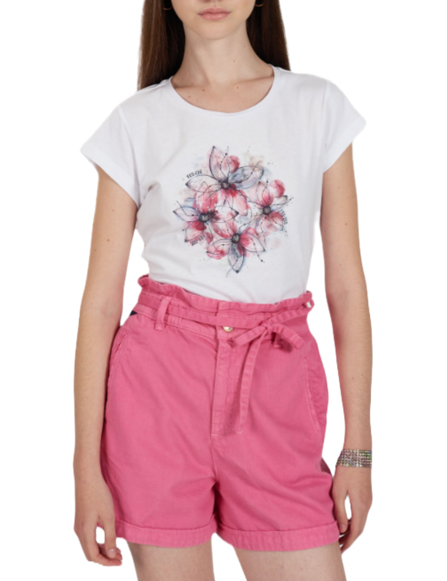 T-shirt Bianco Yes-zee