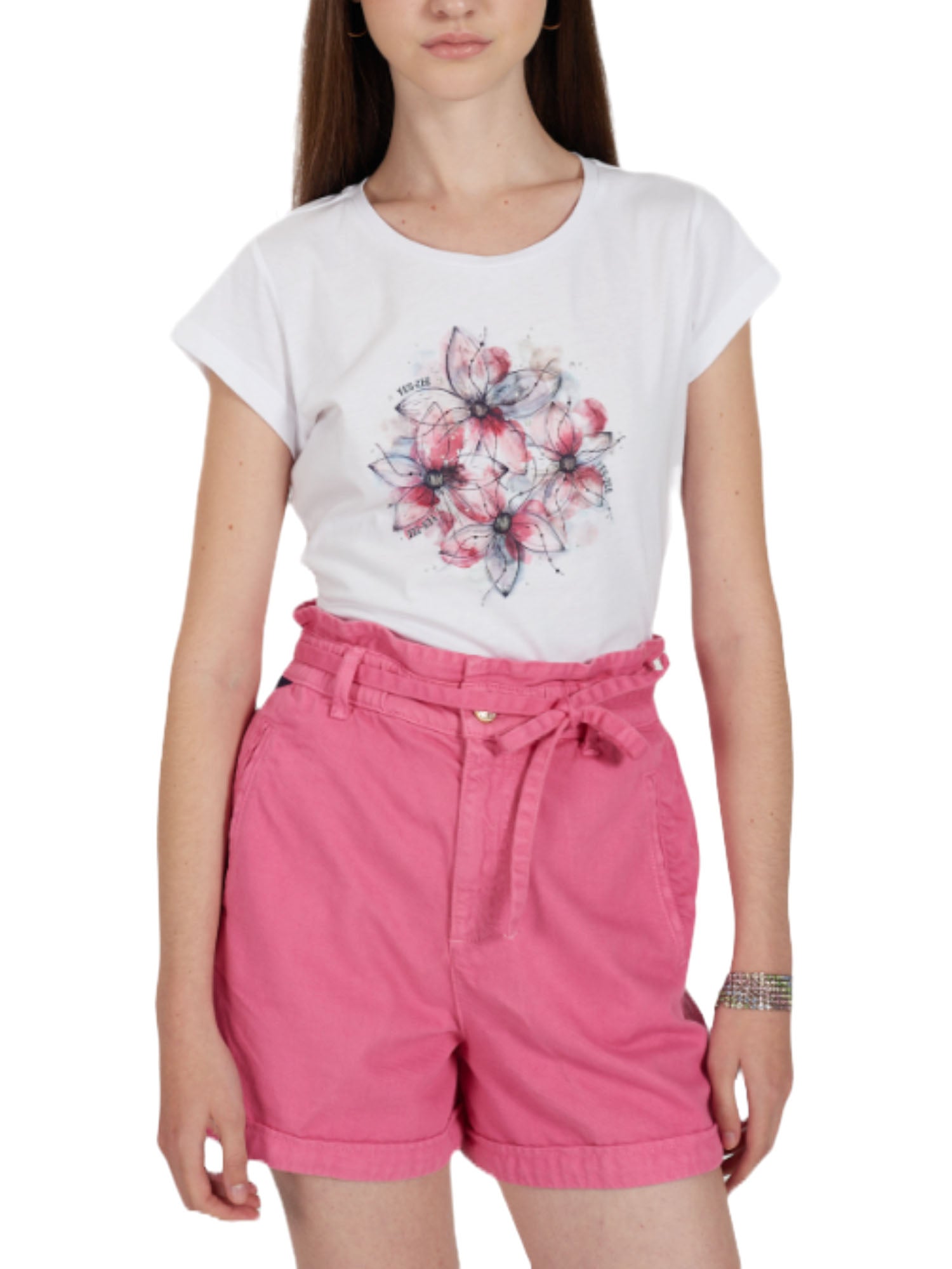 T-shirt Bianco Yes-zee