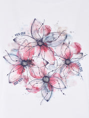 T-shirt Bianco Yes-zee