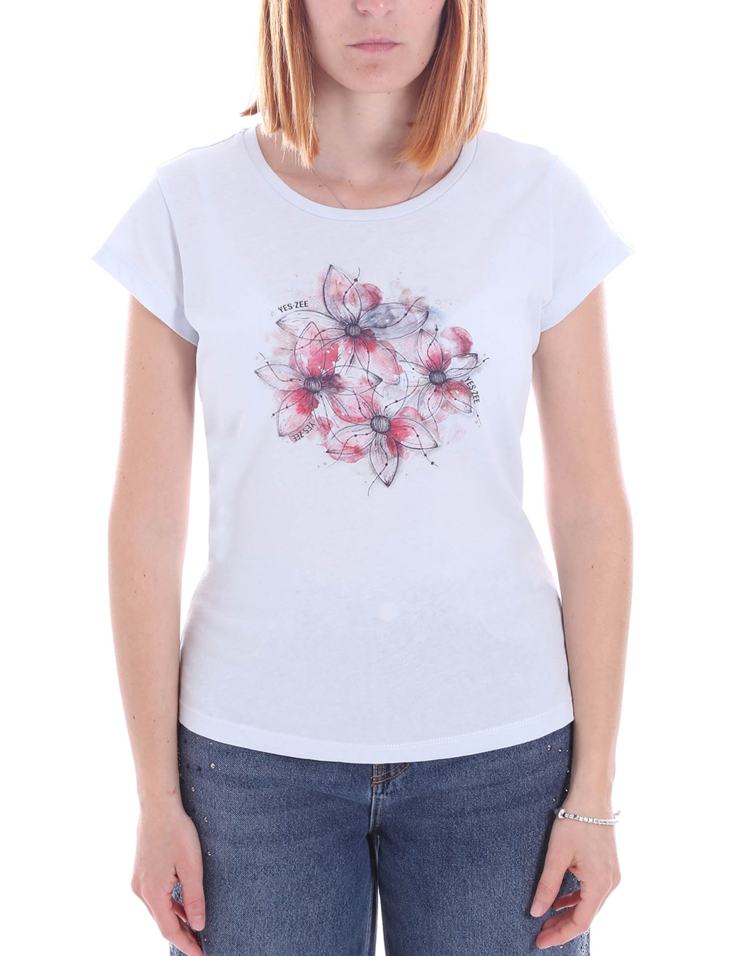 T-shirt Celeste Yes-zee