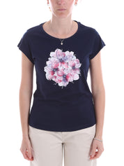 T-shirt Blu Scuro Yes-zee