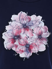 T-shirt Blu Scuro Yes-zee