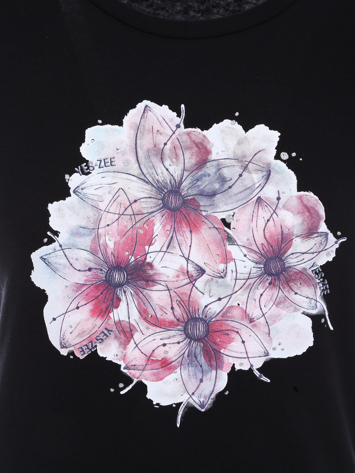 T-shirt Nero Yes-zee