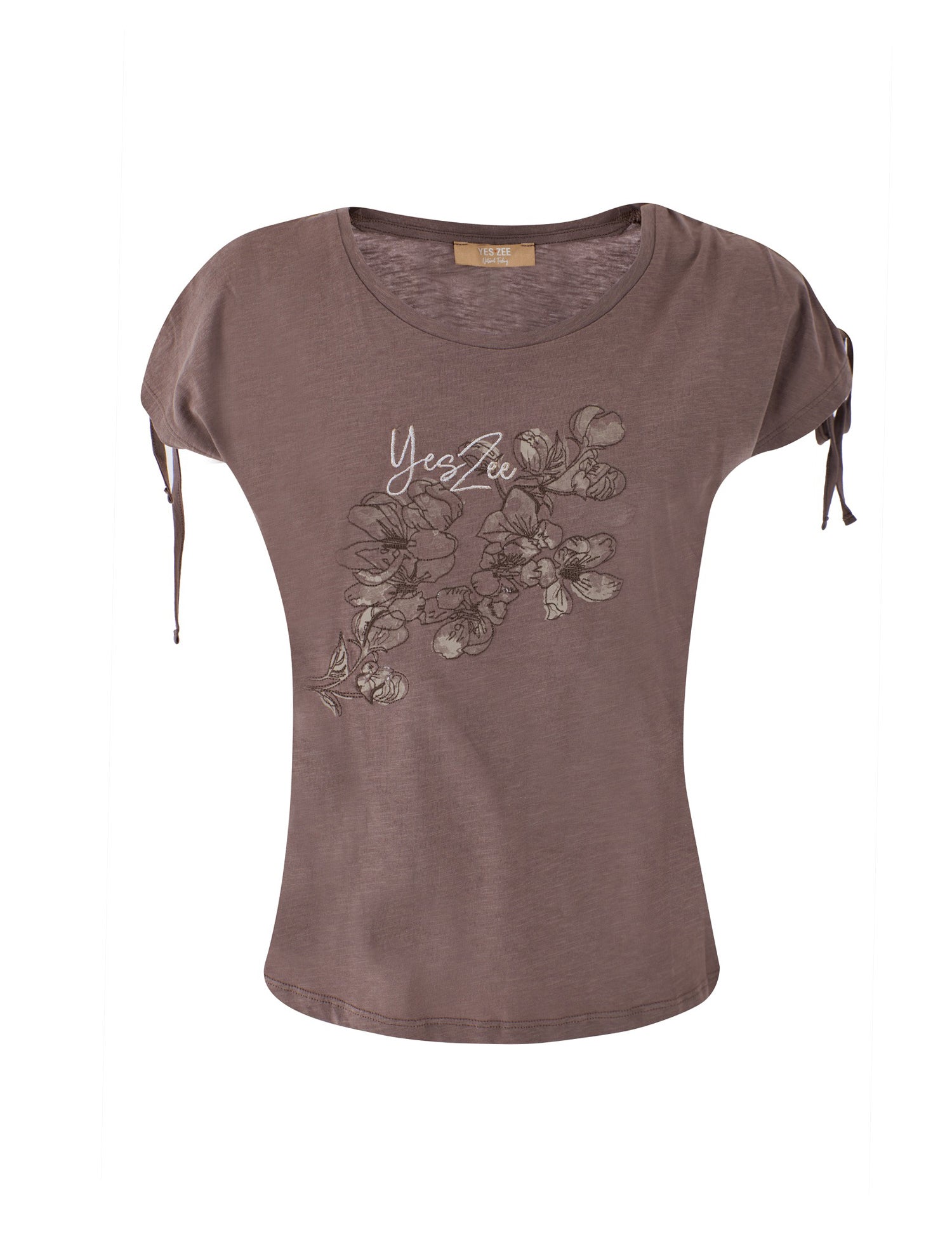 T-shirt Marrone Yes-zee