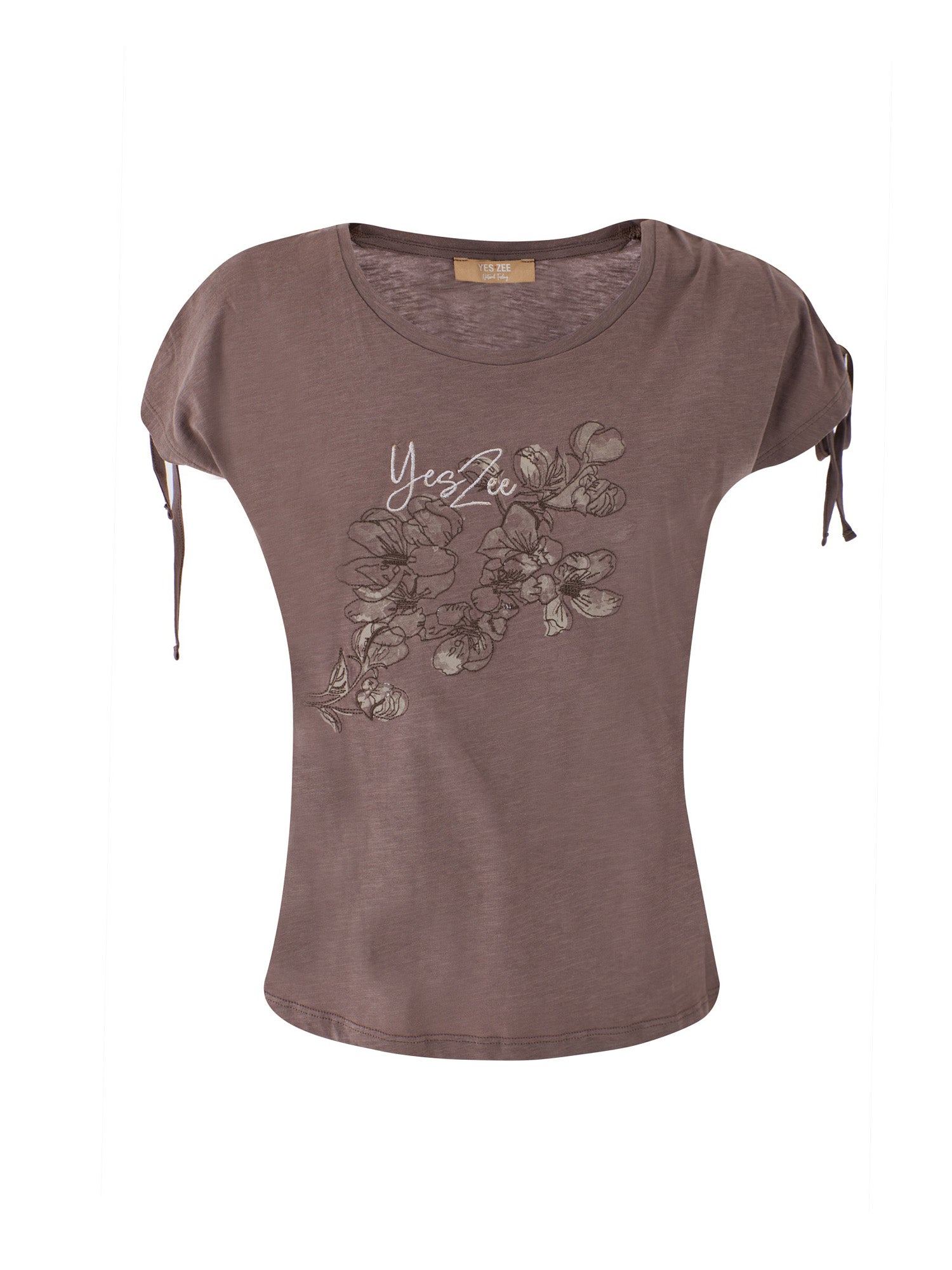 T-shirt Marrone Yes-zee