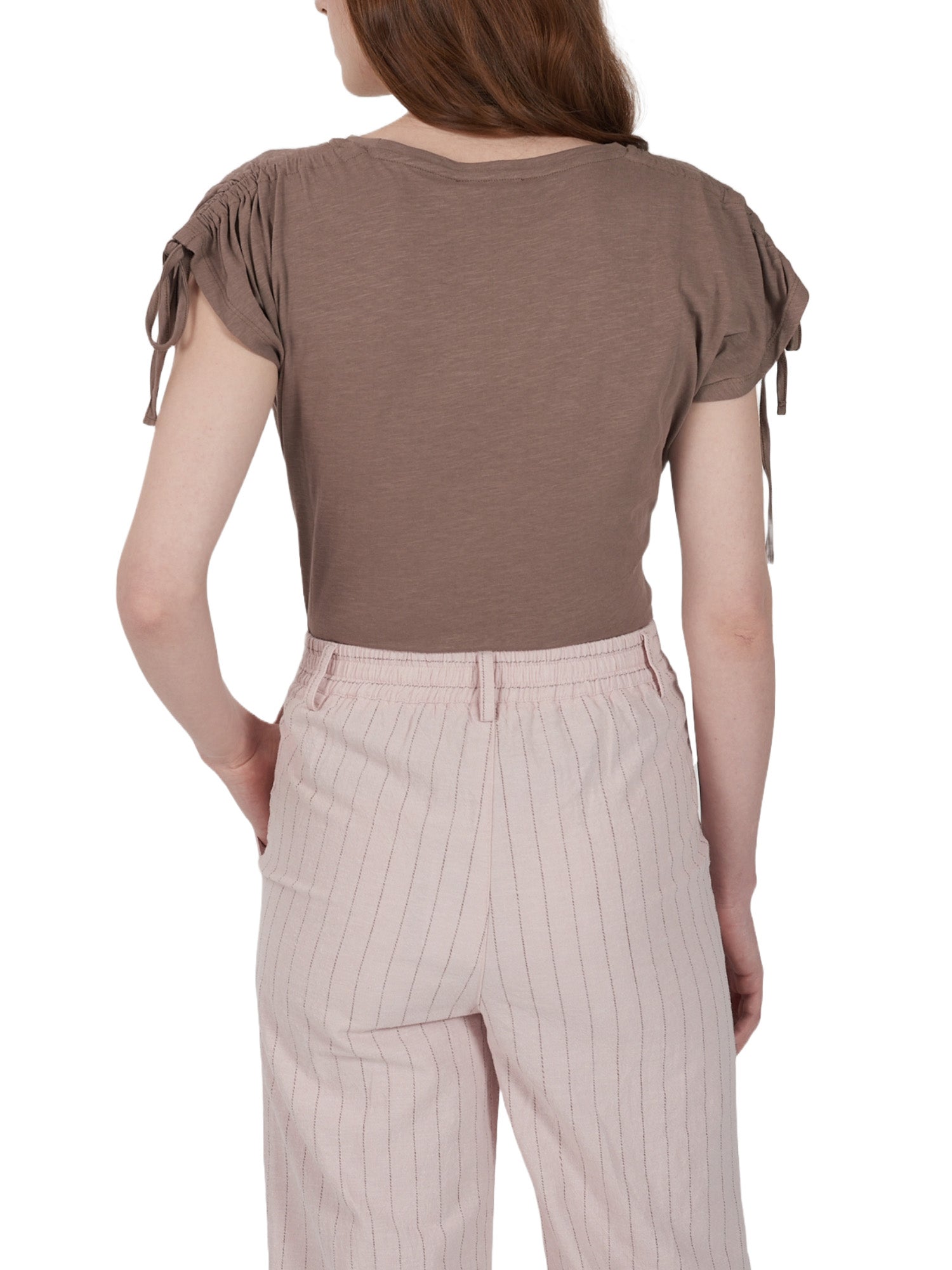 T-shirt Marrone Yes-zee