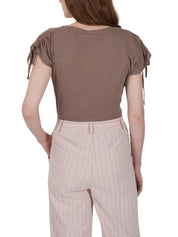 T-shirt Marrone Yes-zee