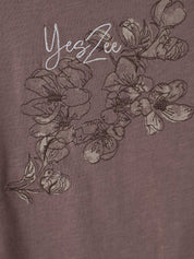 T-shirt Marrone Yes-zee