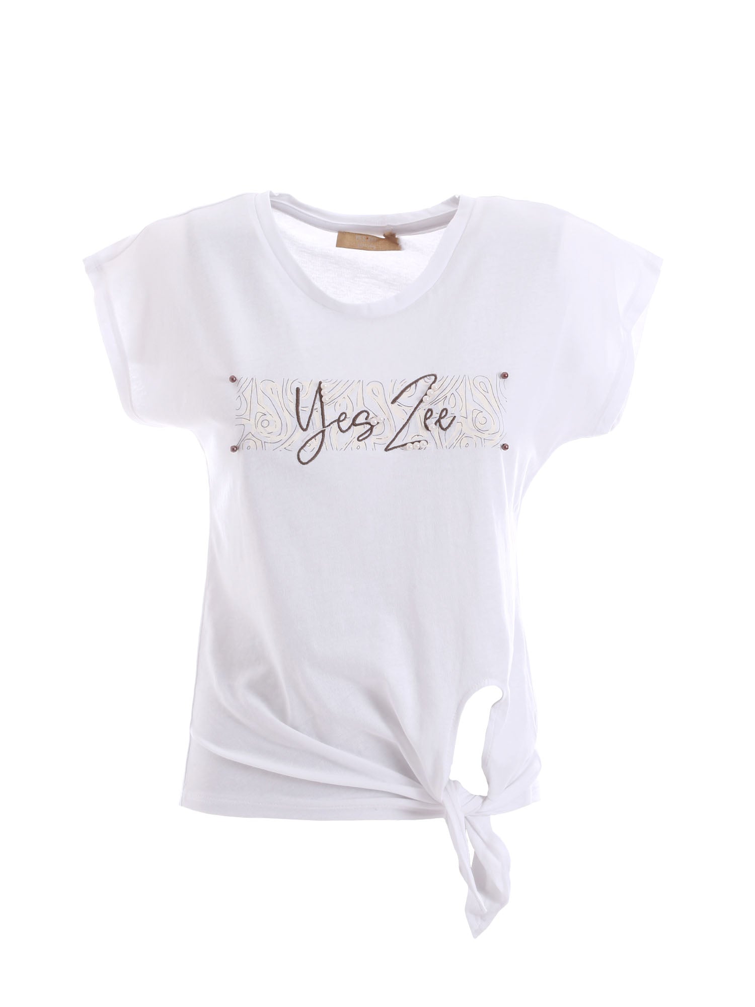 T-shirt Bianco Yes-zee