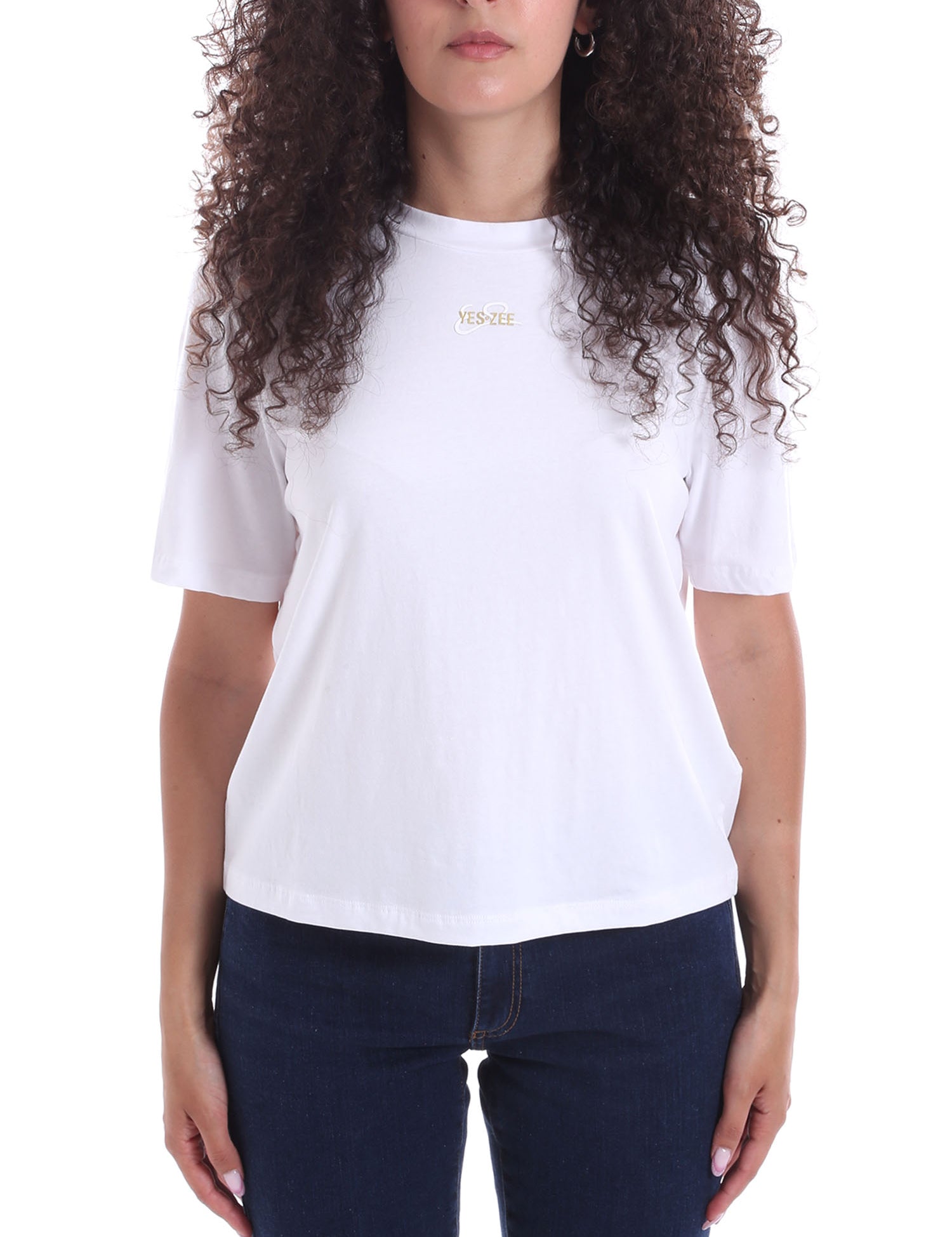 T-shirt Bianco Yes-zee