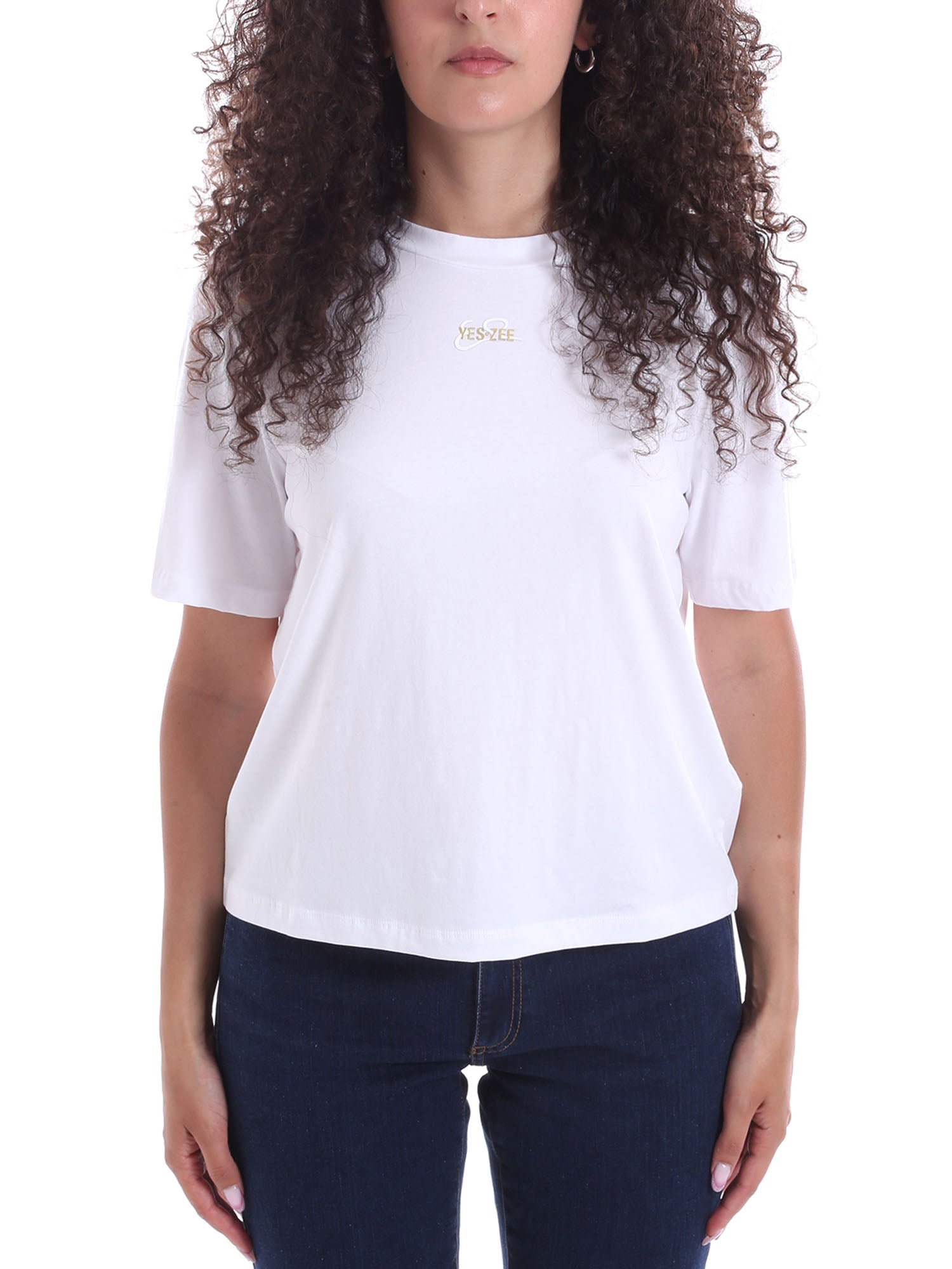T-shirt Bianco Yes-zee
