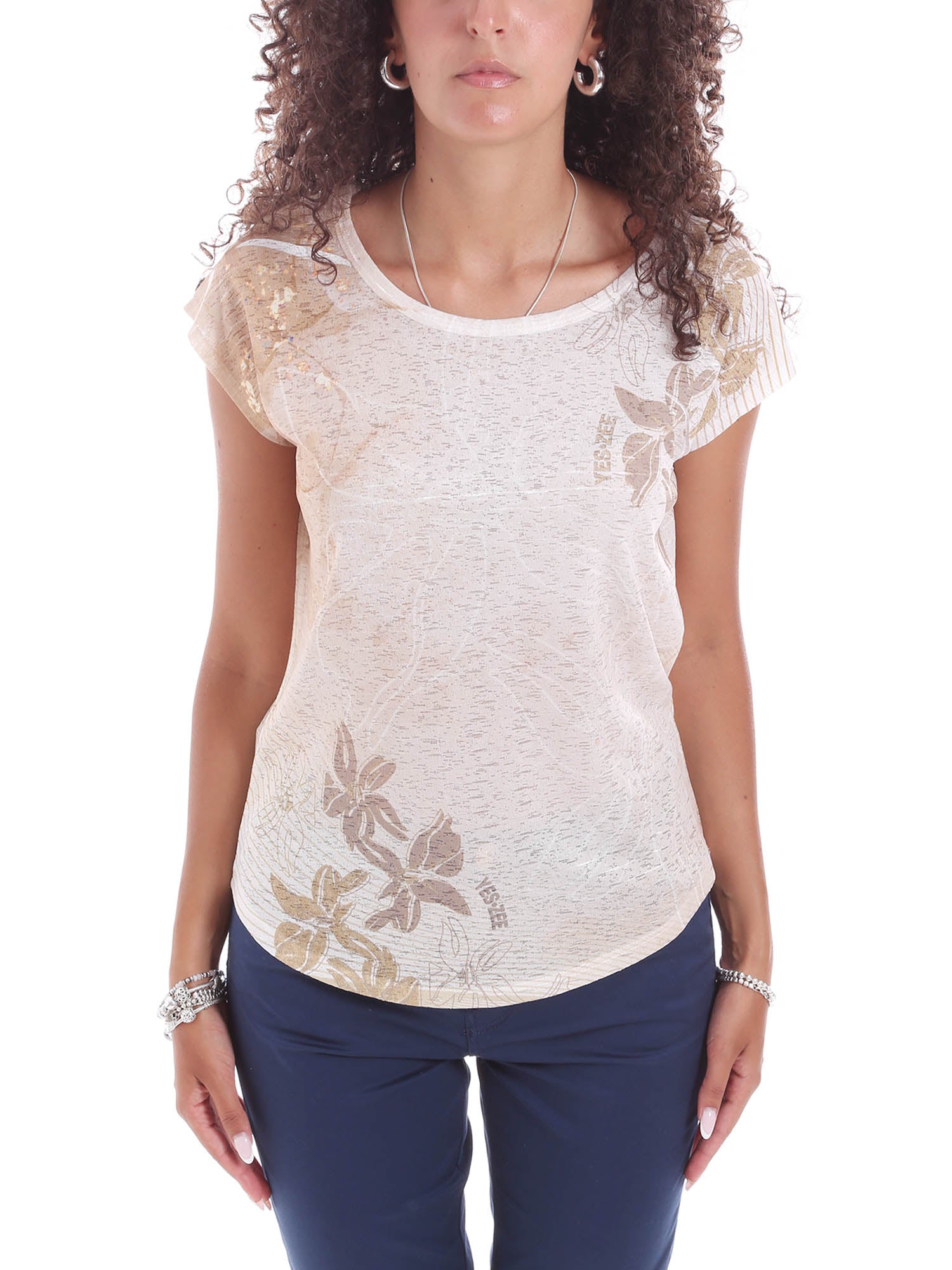 T-shirt Giallo Yes-zee