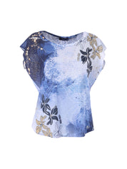 T-shirt Blu Scuro Yes-zee