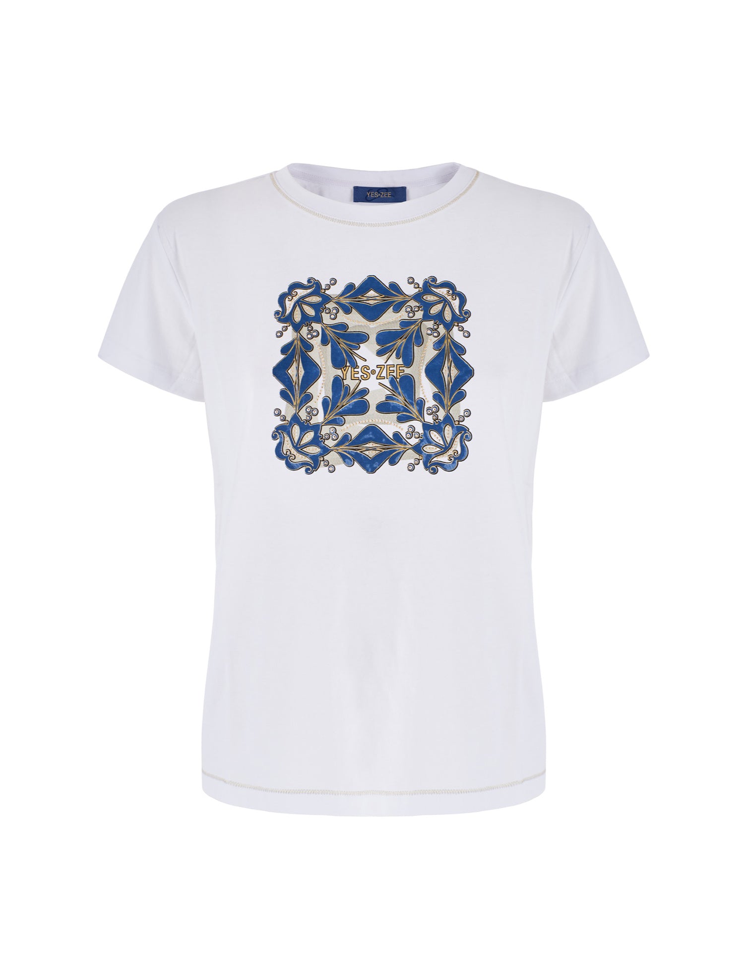 T-shirt Bianco Yes-zee