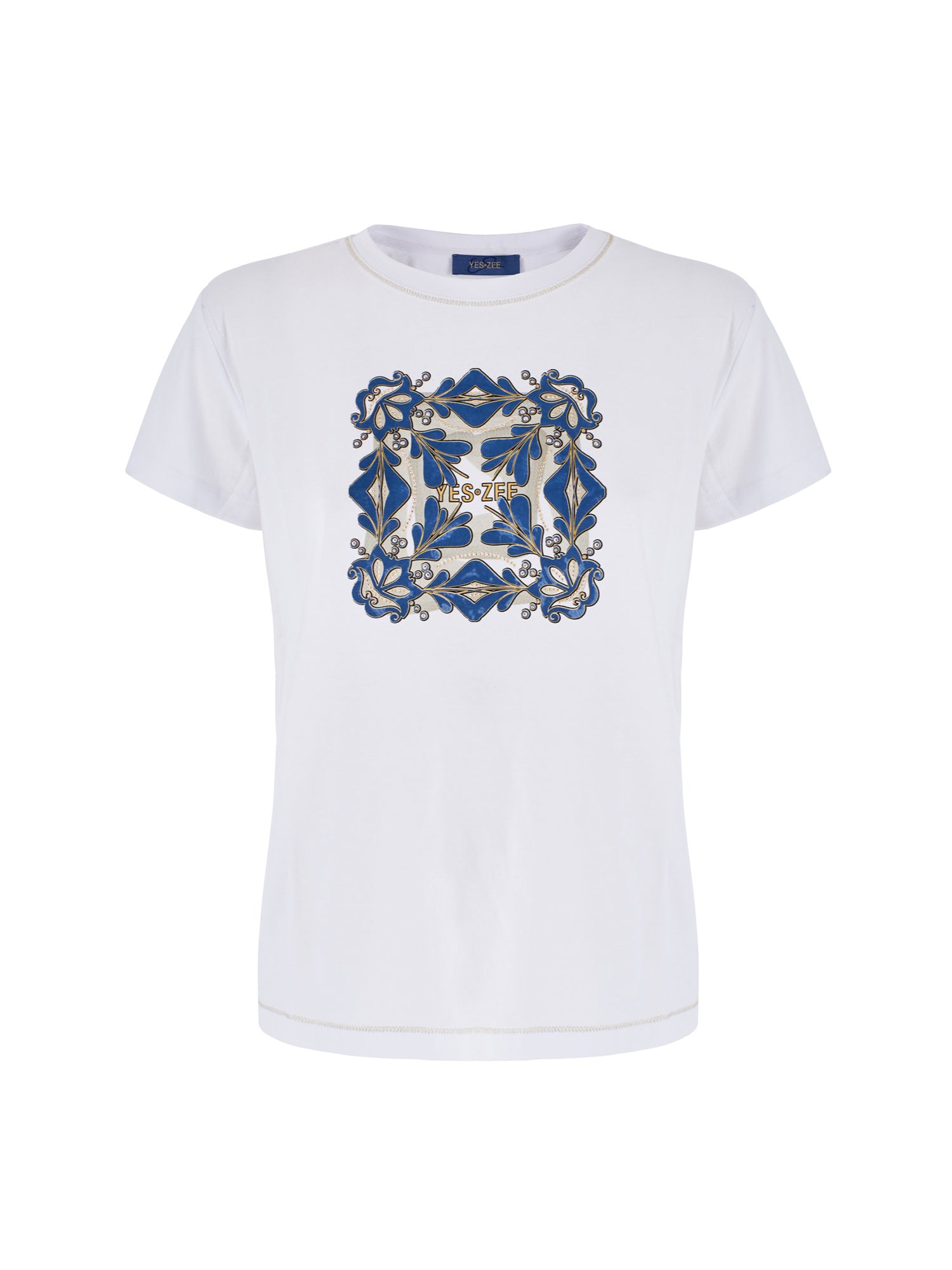 T-shirt Bianco Yes-zee