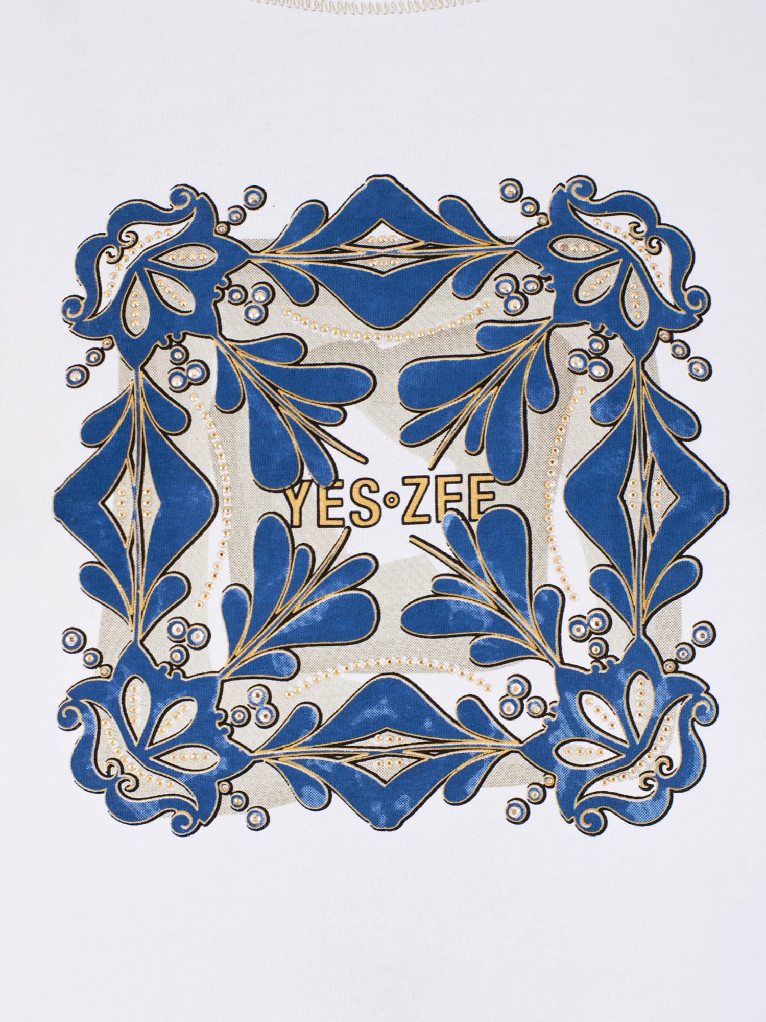 T-shirt Bianco Yes-zee