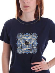 T-shirt Blu Yes-zee