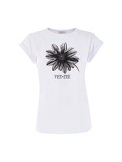 T-shirt Bianco Yes-zee