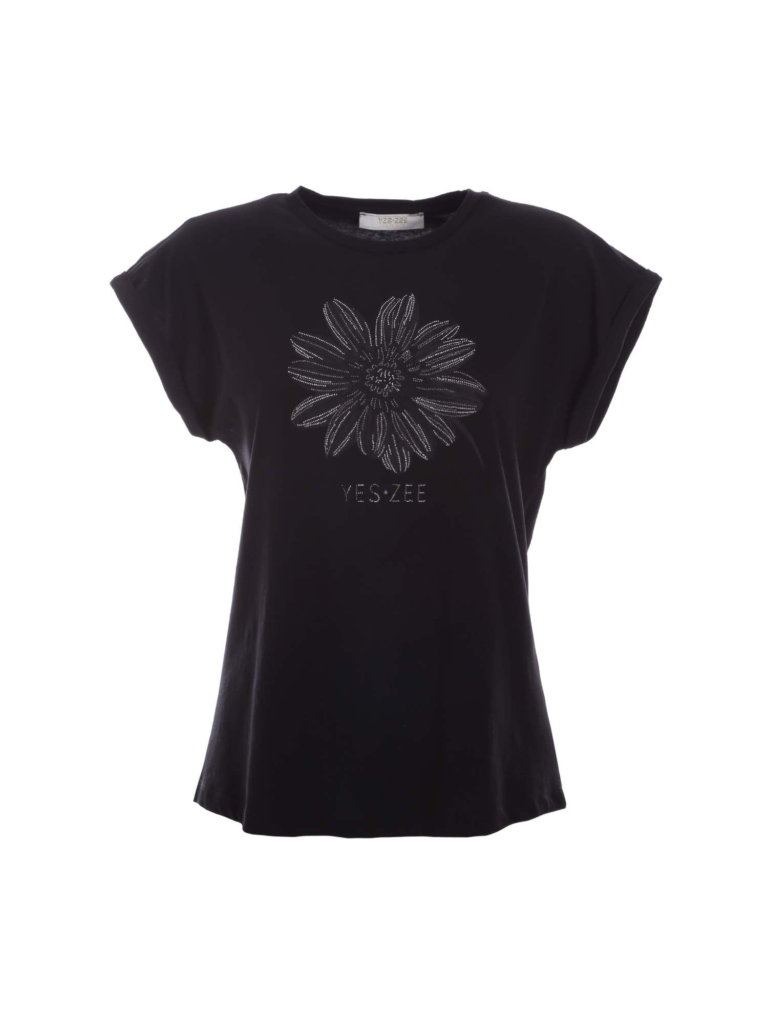 T-shirt Nero Yes-zee