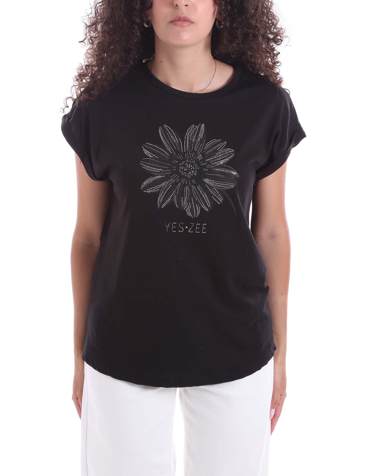 T-shirt Nero Yes-zee