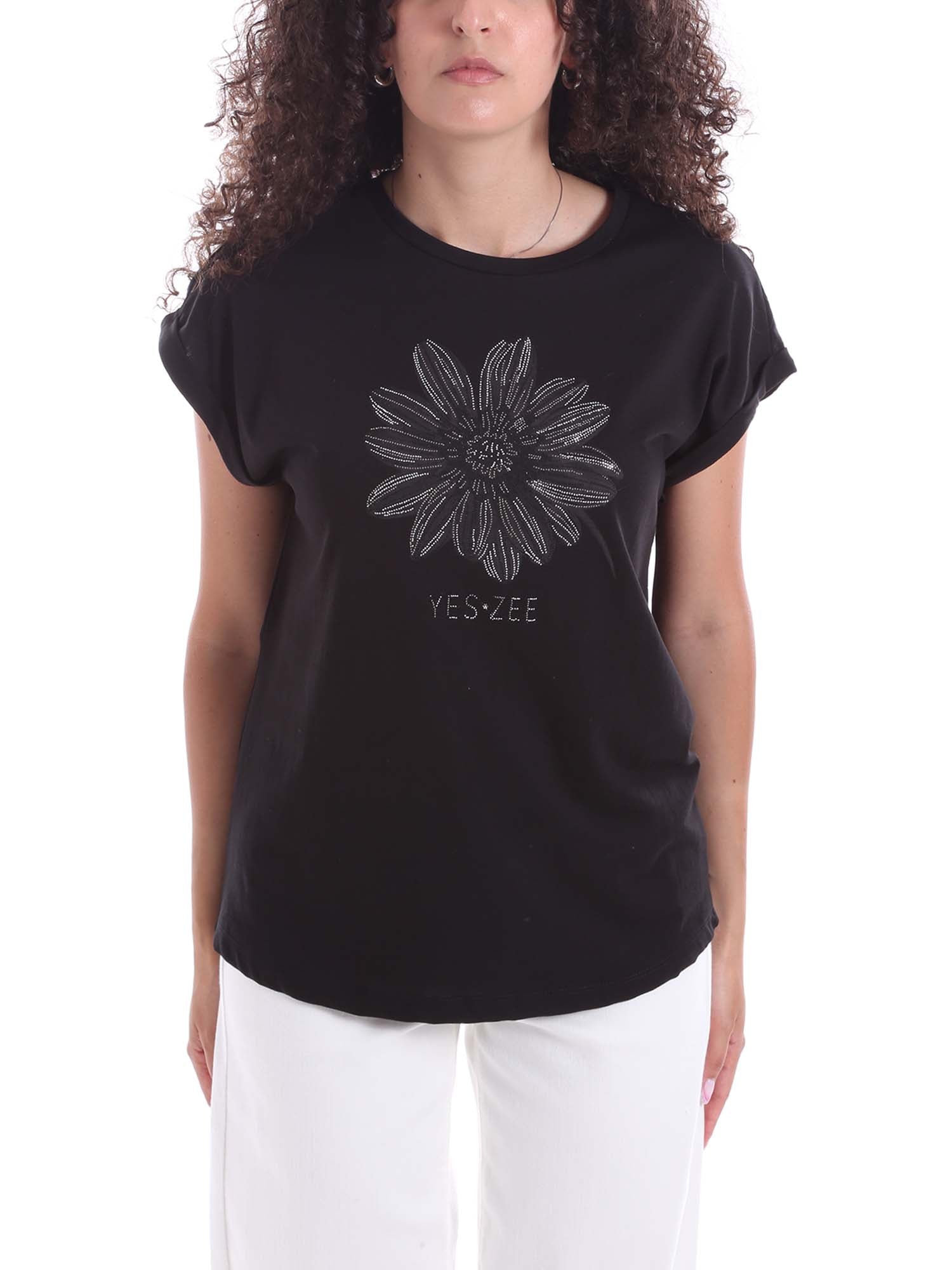 T-shirt Nero Yes-zee