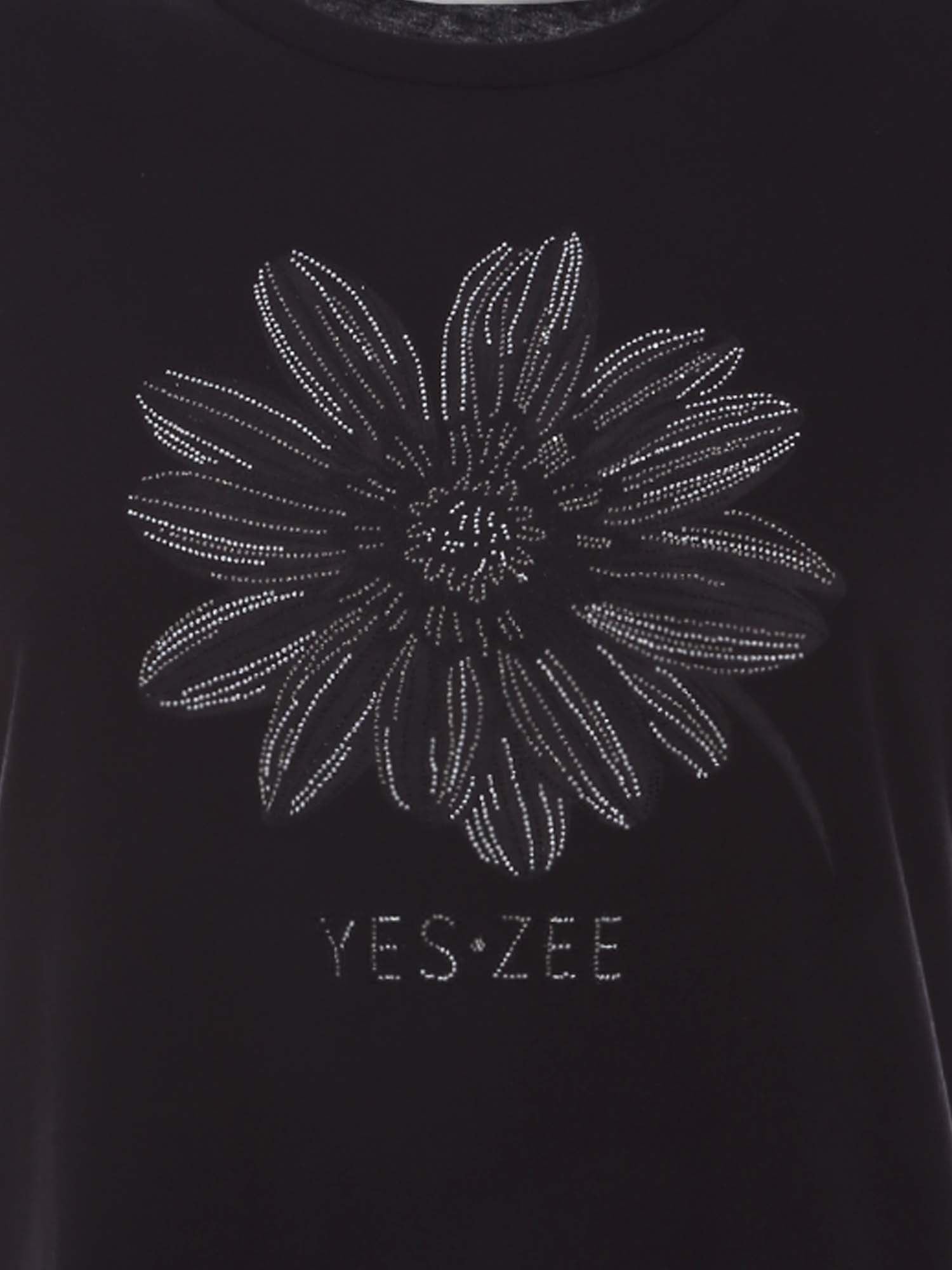 T-shirt Nero Yes-zee