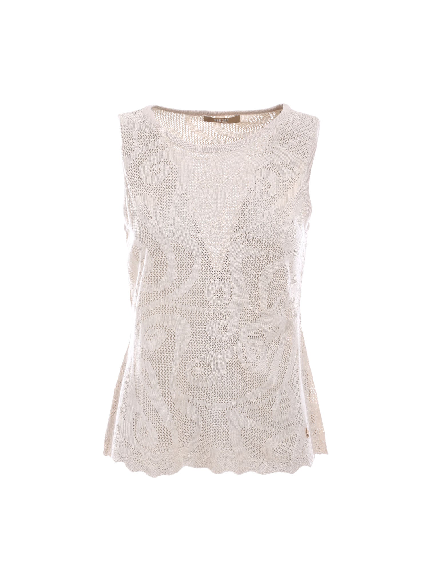 Top e canotte Beige Yes-zee