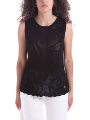 Top e canotte Nero Yes-zee
