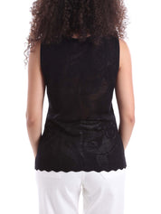 Top e canotte Nero Yes-zee