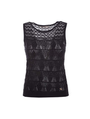 Top e canotte Nero Yes-zee
