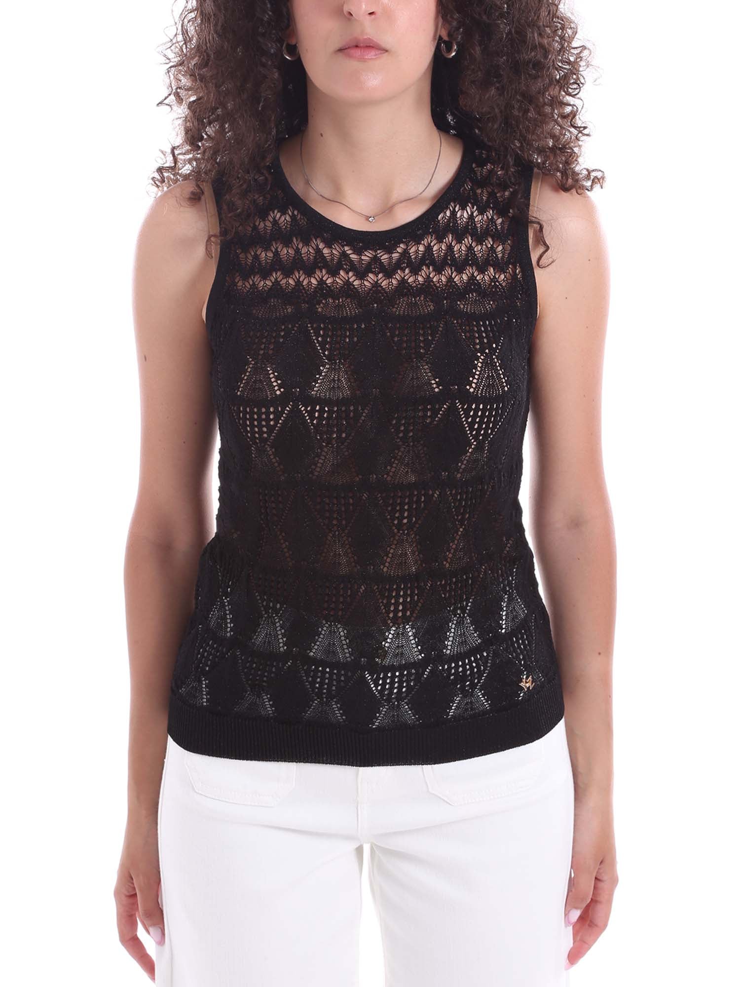 Top e canotte Nero Yes-zee