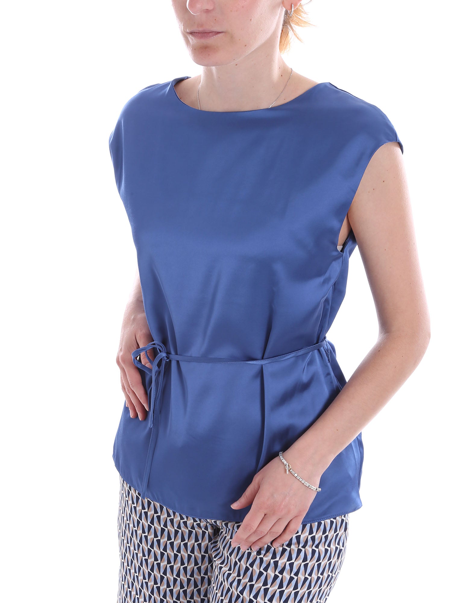 Bluse Blu Chiaro Yes-zee