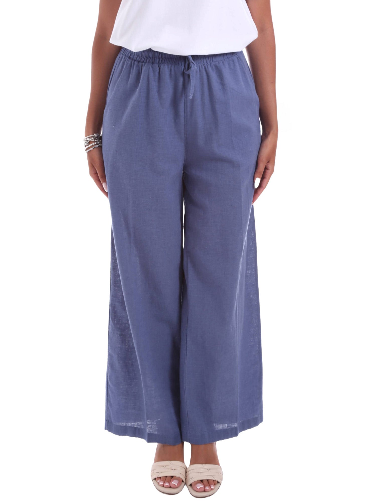 Pantaloni Blu Yes-zee
